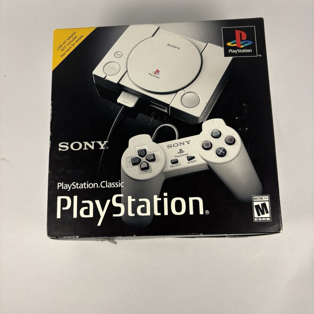 Sony PlayStation Classic Mini Gray Console SCPH-1000R Gaming System